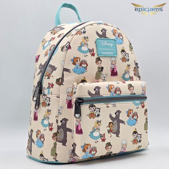 Loungefly Disney Chibi Animal Love Mini Backpack Bag New - Picture 2 of 5